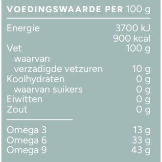 Biologische Omega 3-6-9 Olie - Vegan - 250 ml Supplement Mattisson