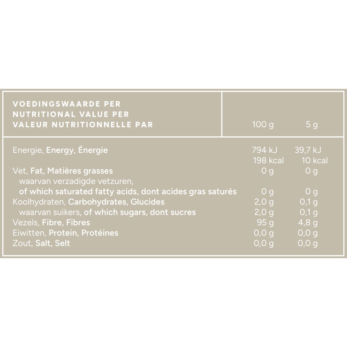 Biologische Chicorei Vezels - 275 gram Supplement Mattisson