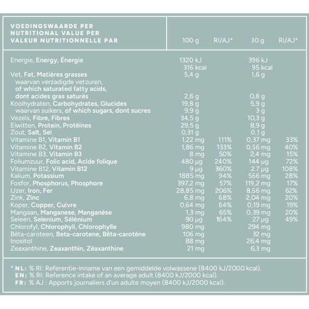 Biologische Supersmoothie Detox - 500g Supplement Mattisson