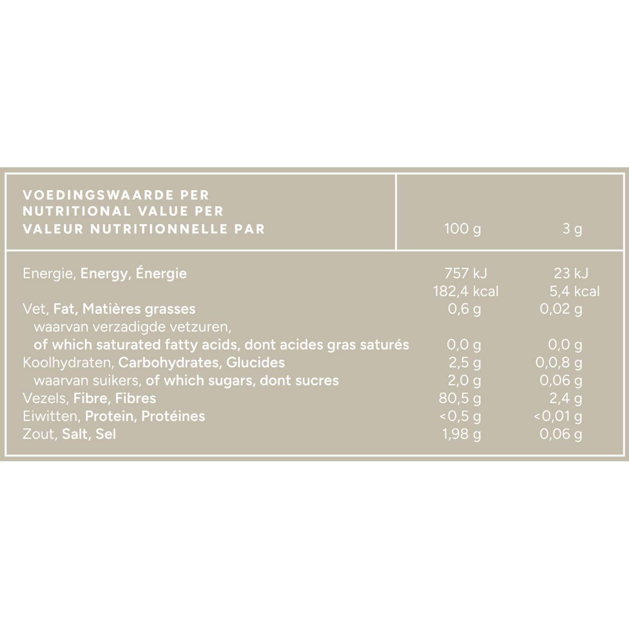 Biologisch GuarGom poeder - 275 gram Supplement Mattisson