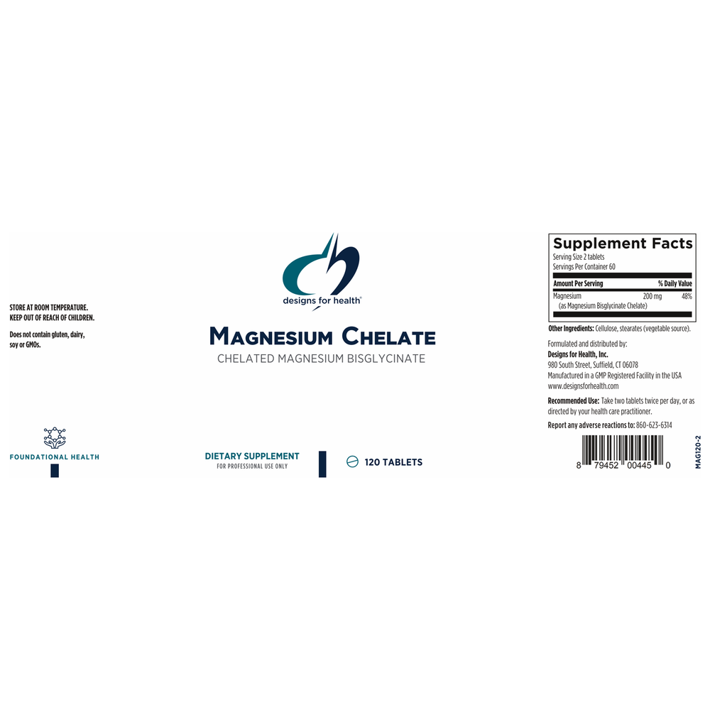 
                      
                        Magnesium Chelate Supplement Designs For Health   
                      
                    