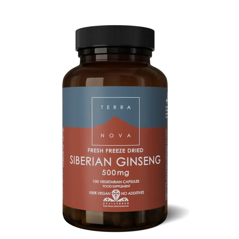 Siberian ginseng 500 mg [Siberische Ginseng] | 100 vegan capsules Supplement Terranovabenelux Default Title