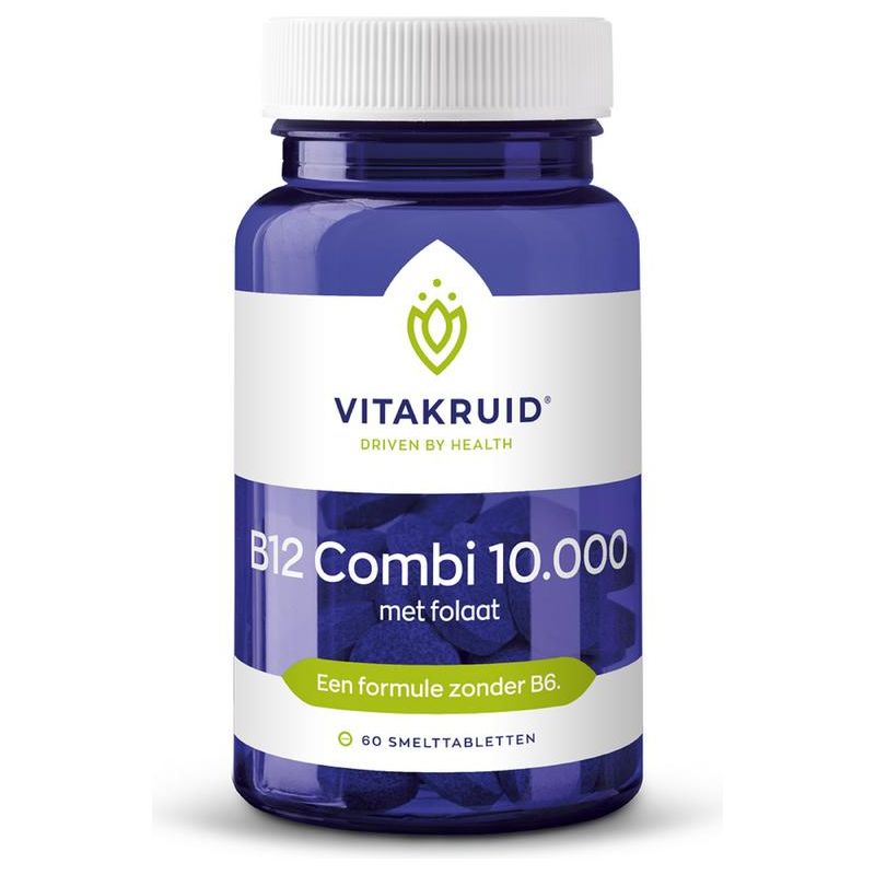 Vitakruid B12 Combi 10.000 met folaat Supplement Vitakruid   