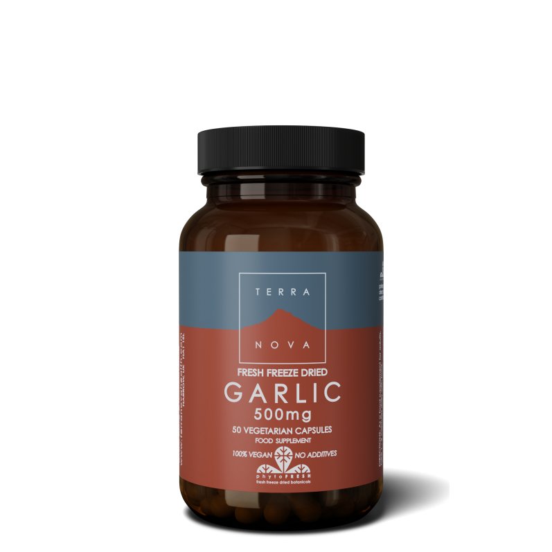 Garlic 500mg | 50 capsules Supplement Terranovabenelux   