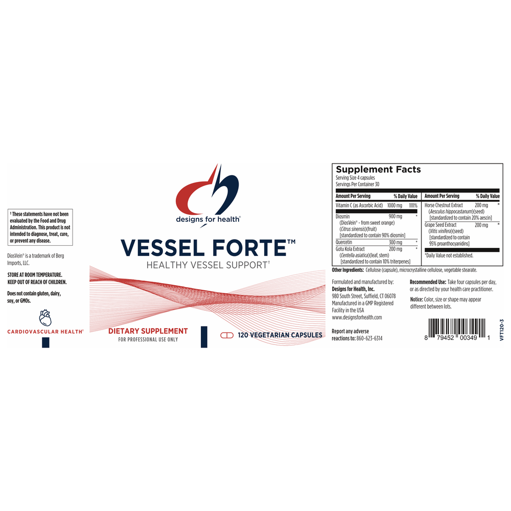 
                      
                        Vessel Forte™ Supplement Designs For Health   
                      
                    