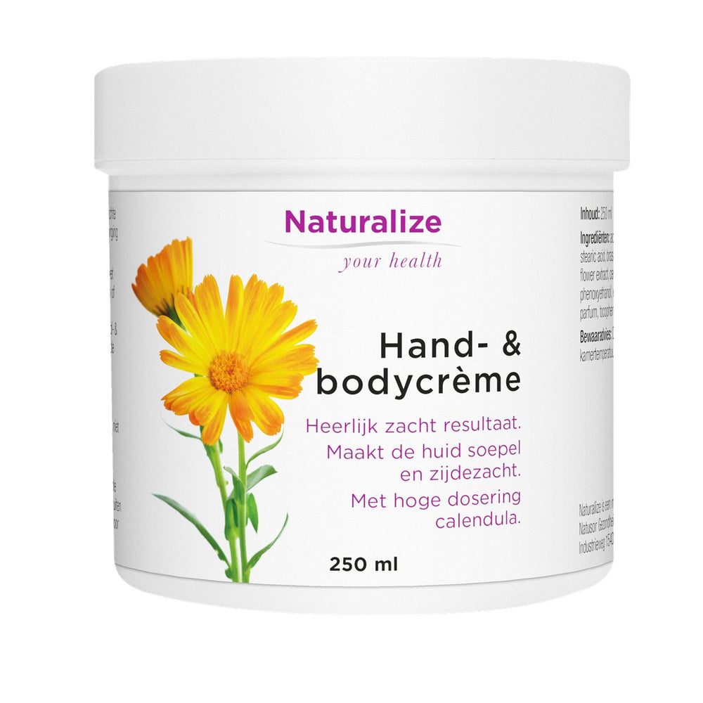 Hand- & bodycrème - 250 - milliliter Supplement Golden Naturals   