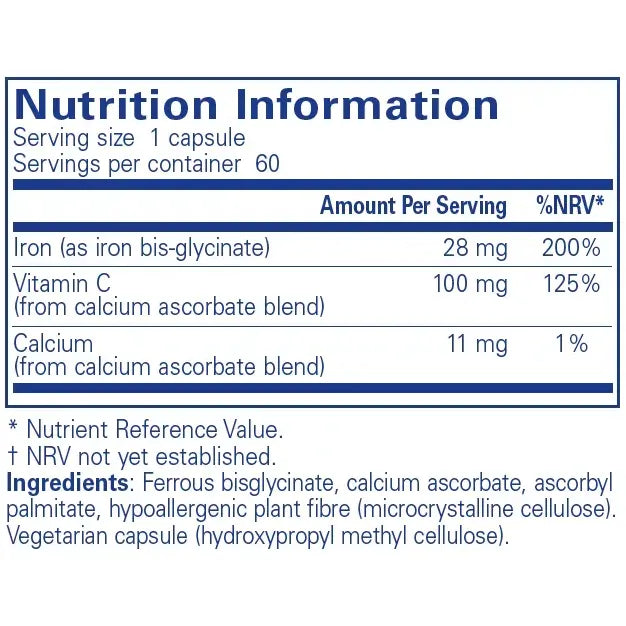 Iron-C - 60 capsules Pure Encapsulations