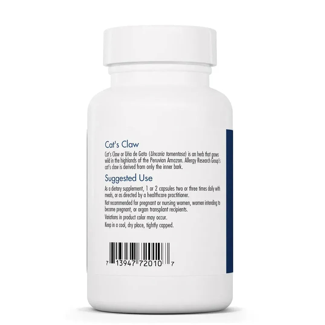 Cat's Claw Supplement Allergy Research Group