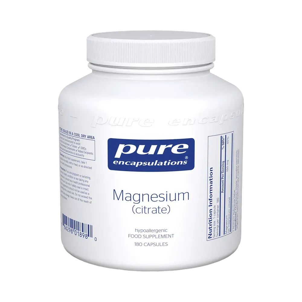 Magnesium (Citrate) - 180 capsules Pure Encapsulations