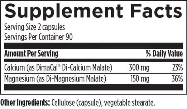 Cal/Mag 2:1 - 180 capsules Designs For Health