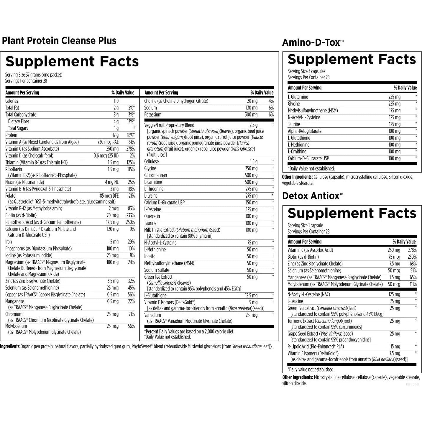 Plant Protein Cleanse Plus Detox Program Designs For Health