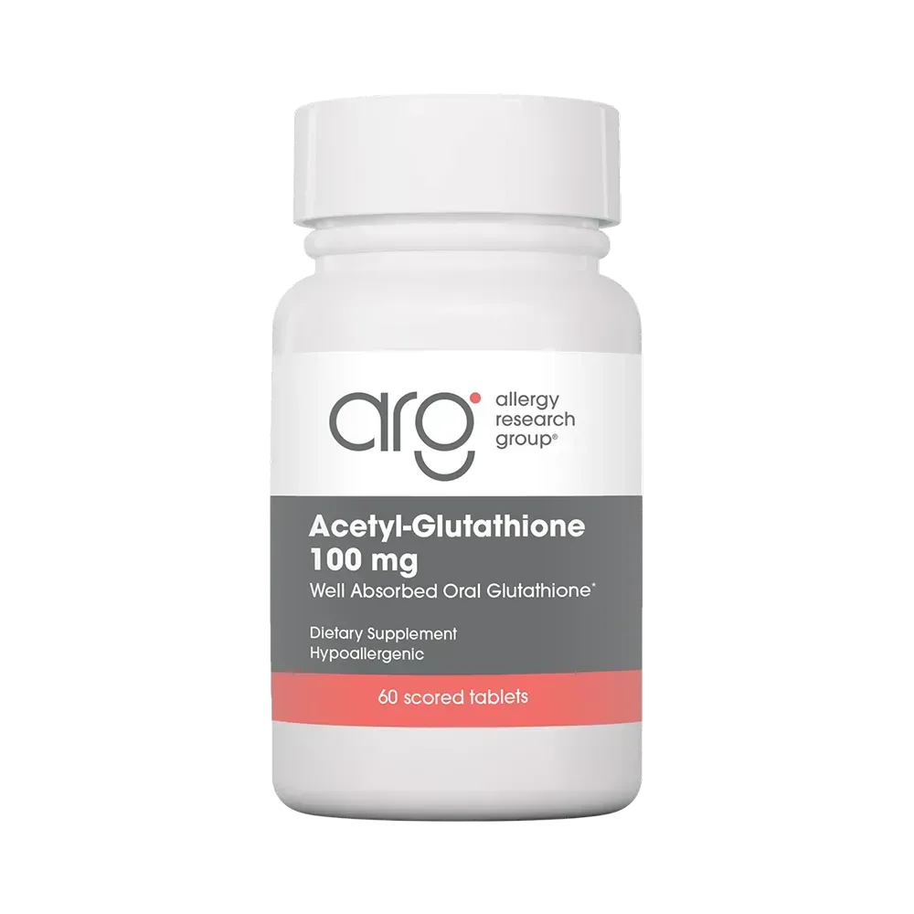 Acetyl-Glutathione 100 mg - 60 tablets Allergy Research Group Default Title