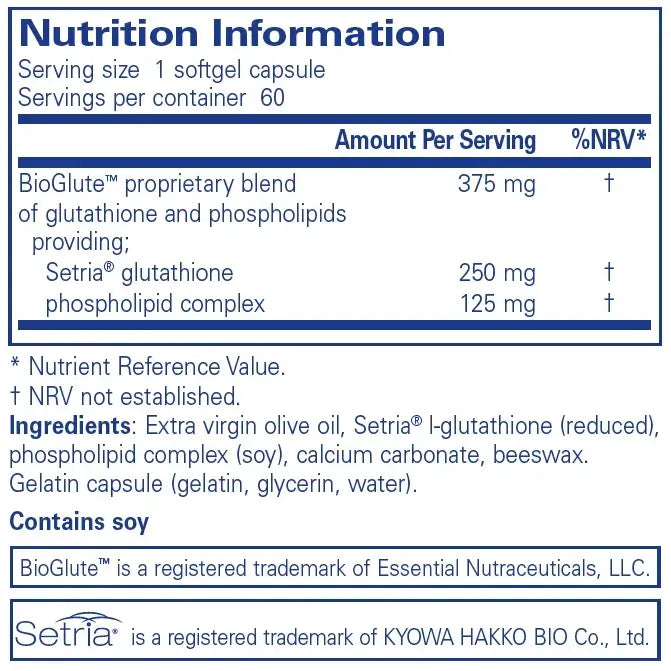 Liposomal Glutathione - 60 softgels Pure Encapsulations