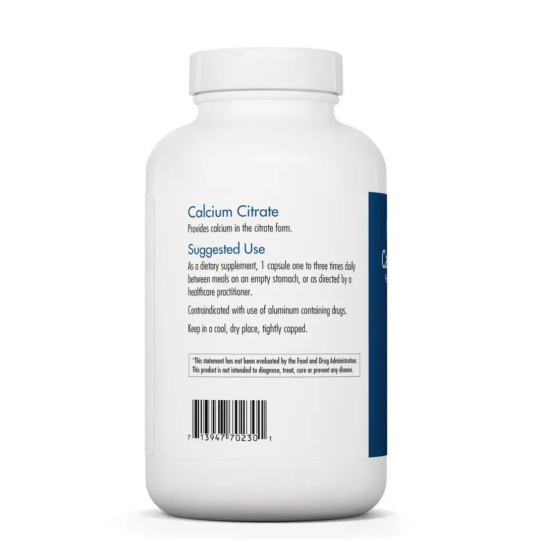 Calcium Citrate Supplement Allergy Research Group