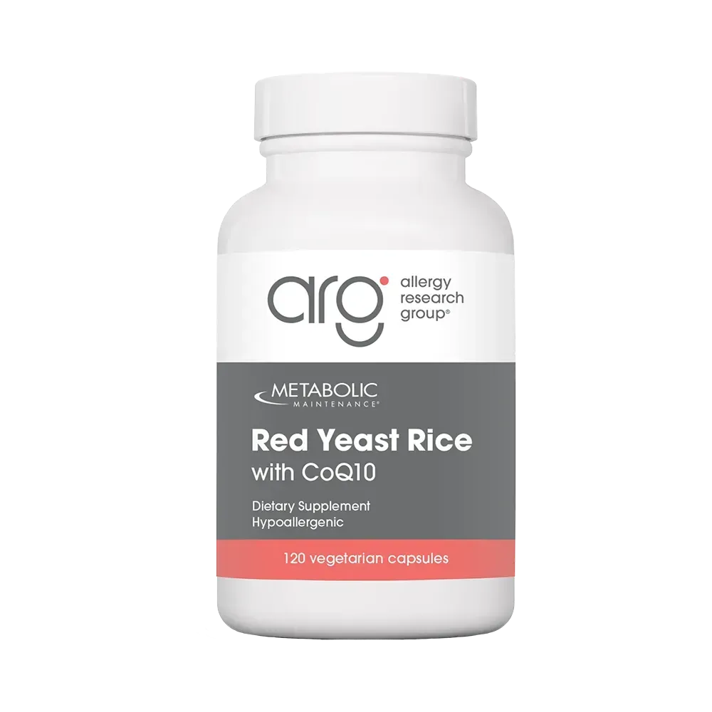 Red Yeast Rice with CoQ10 - 120 capsules Allergy Research Group Default Title