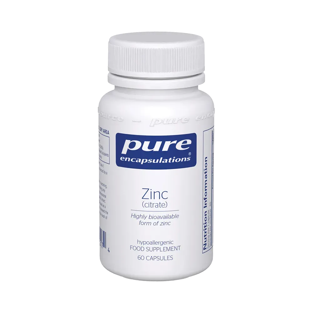 Zinc (citrate) - 60 capsules Pure Encapsulations