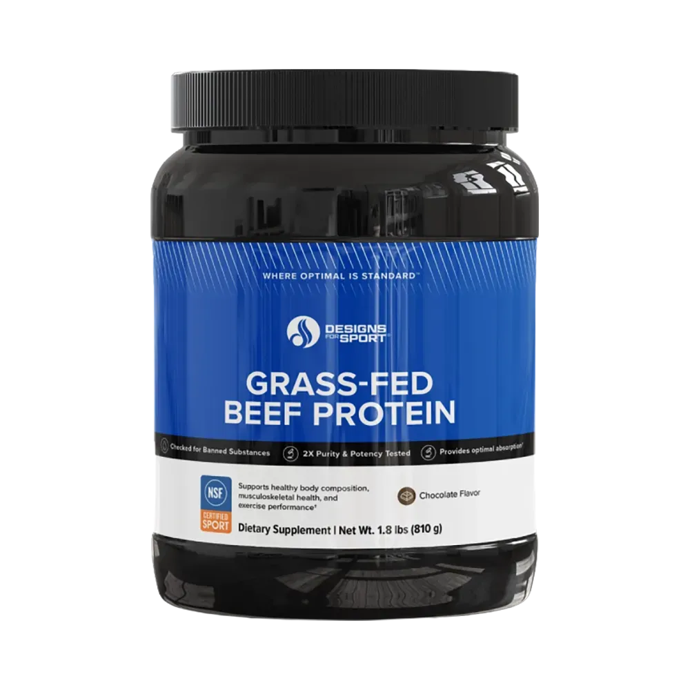 Designs for Sport Grass-Fed Beef Protein Chocolate - 810 g powder Designs For Health Default Title