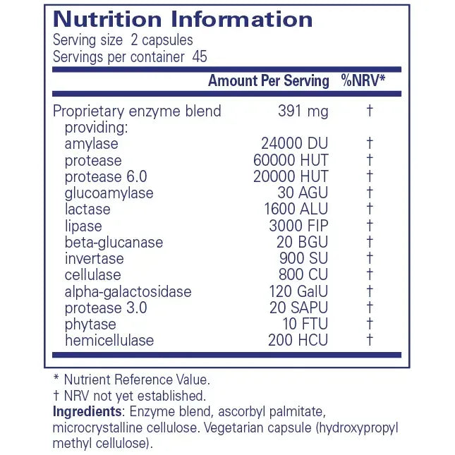 Digestive Enzymes Ultra - 90 capsules Pure Encapsulations