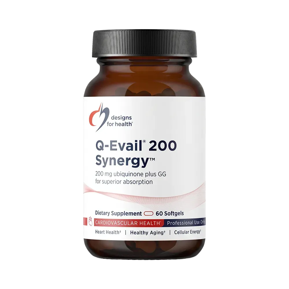 Q-Evail® 200 Synergy™ - 60 softgels Designs For Health Default Title
