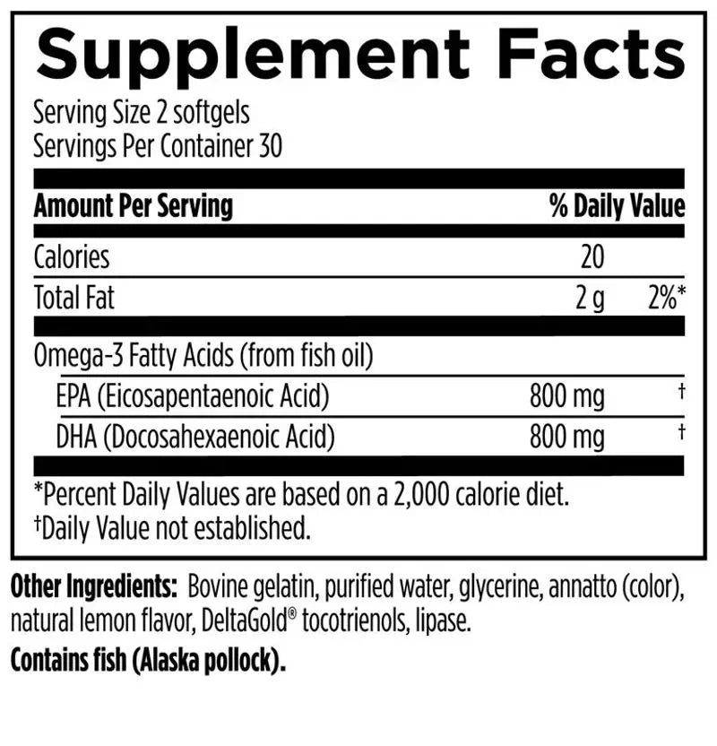Designs for Sport Omega 3 Hi-Po - 60 softgels Designs For Health