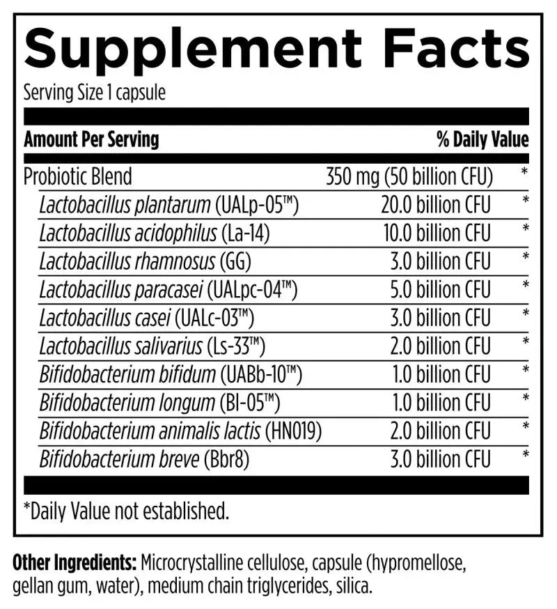 Designs for Sport Probiotic 50 - 30 capsules Designs For Health