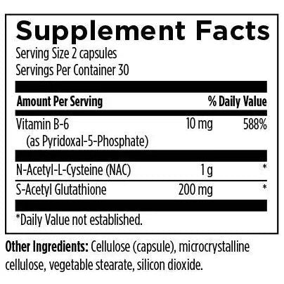 S-Acetyl Glutathione Synergy Designs For Health