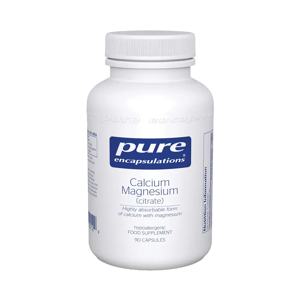 Calcium Magnesium (citrate) - 90 capsules Pure Encapsulations