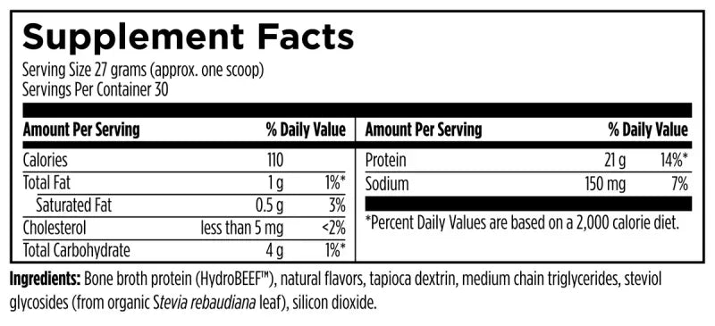 Designs for Sport Grass-Fed Beef Protein Vanilla - 810 g powder Designs For Health