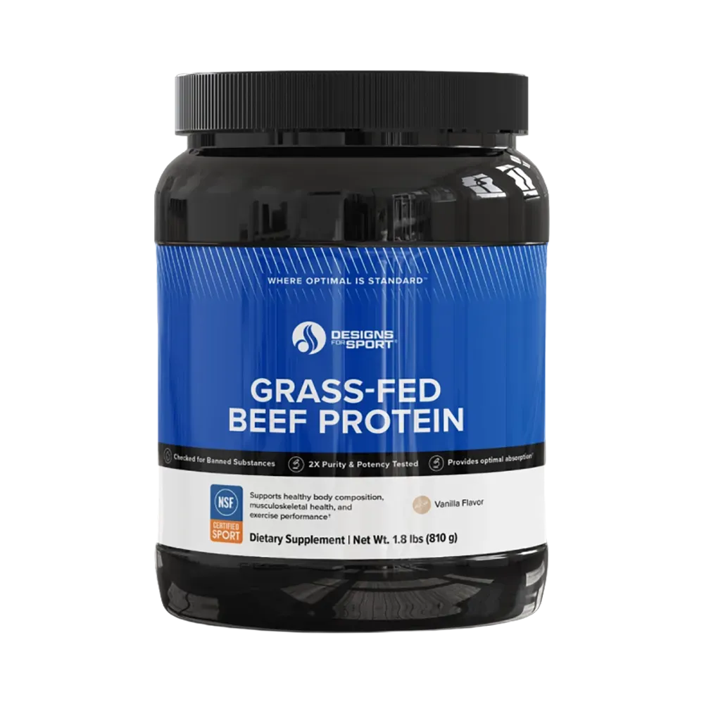 Designs for Sport Grass-Fed Beef Protein Vanilla - 810 g powder Designs For Health Default Title