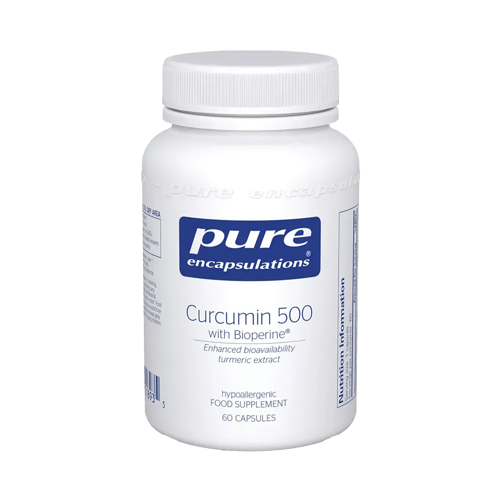 Curcumin 500 with Bioperine® - 60 capsules Pure Encapsulations