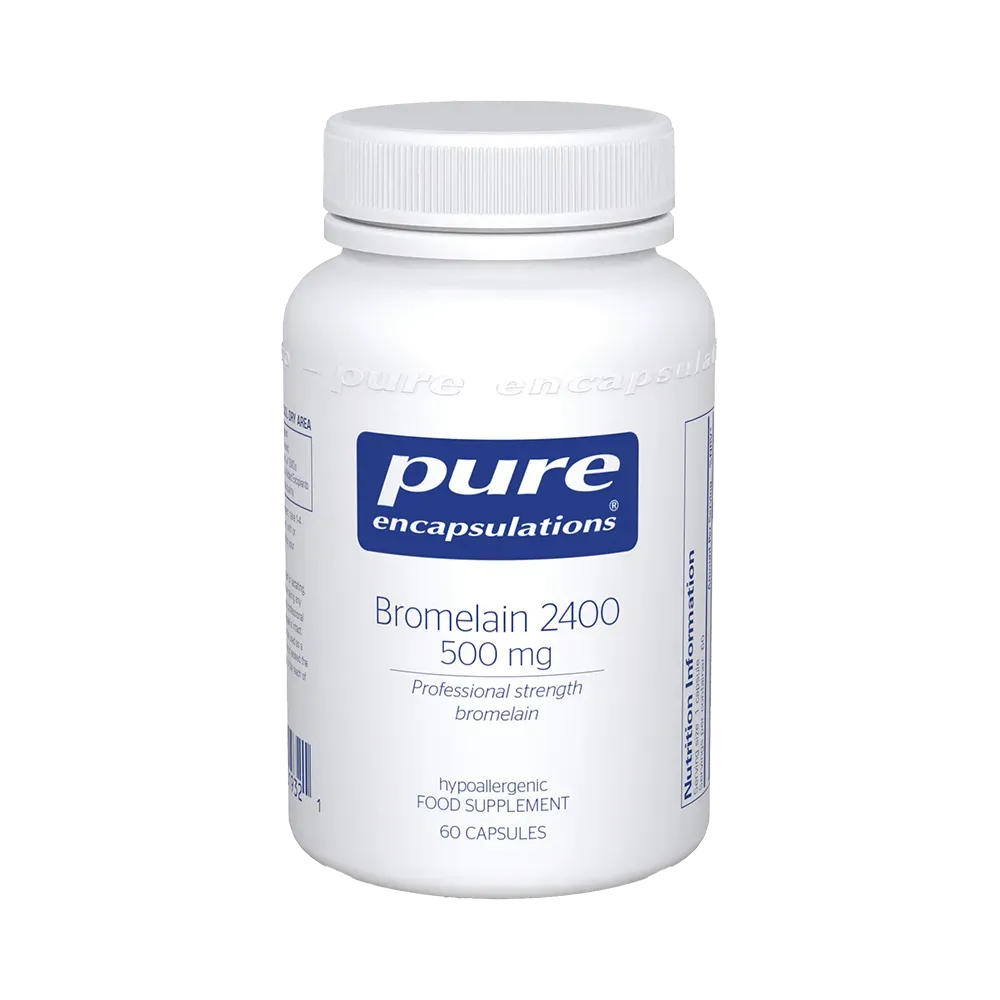 Bromelain 2400 500 MG - 60 capsules Pure Encapsulations