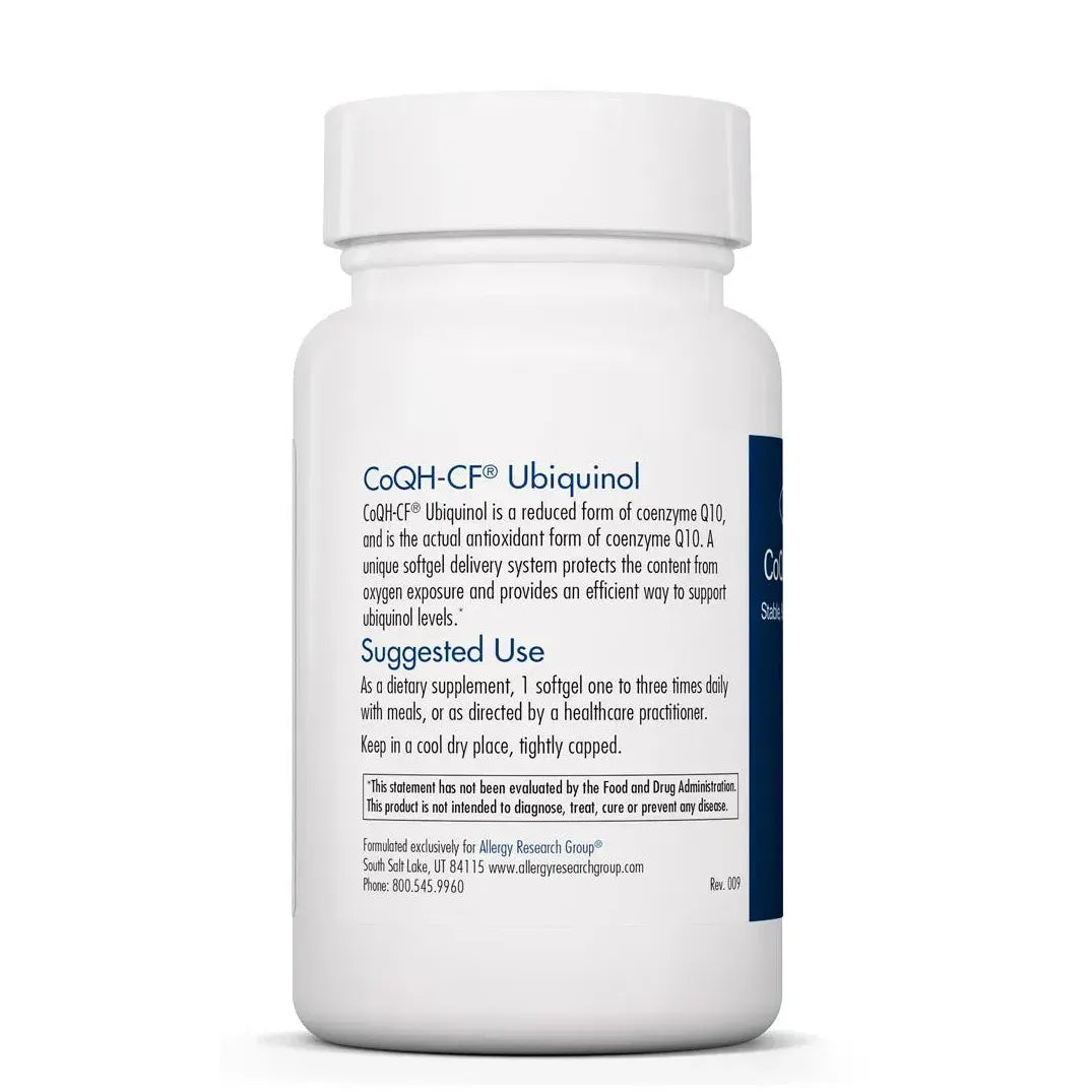 CoQH-CF® Ubiquinol Supplement Allergy Research Group