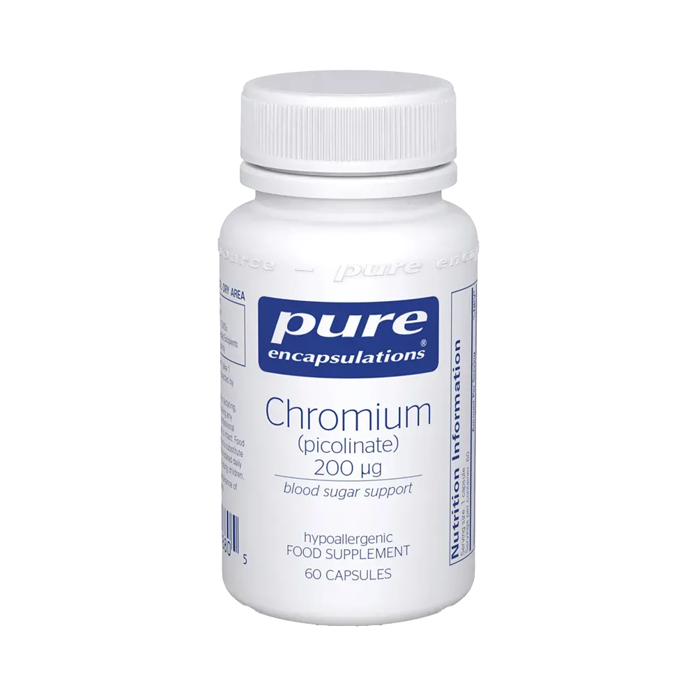 Chromium (picolinate) 200 mcg - 60 capsules Pure Encapsulations