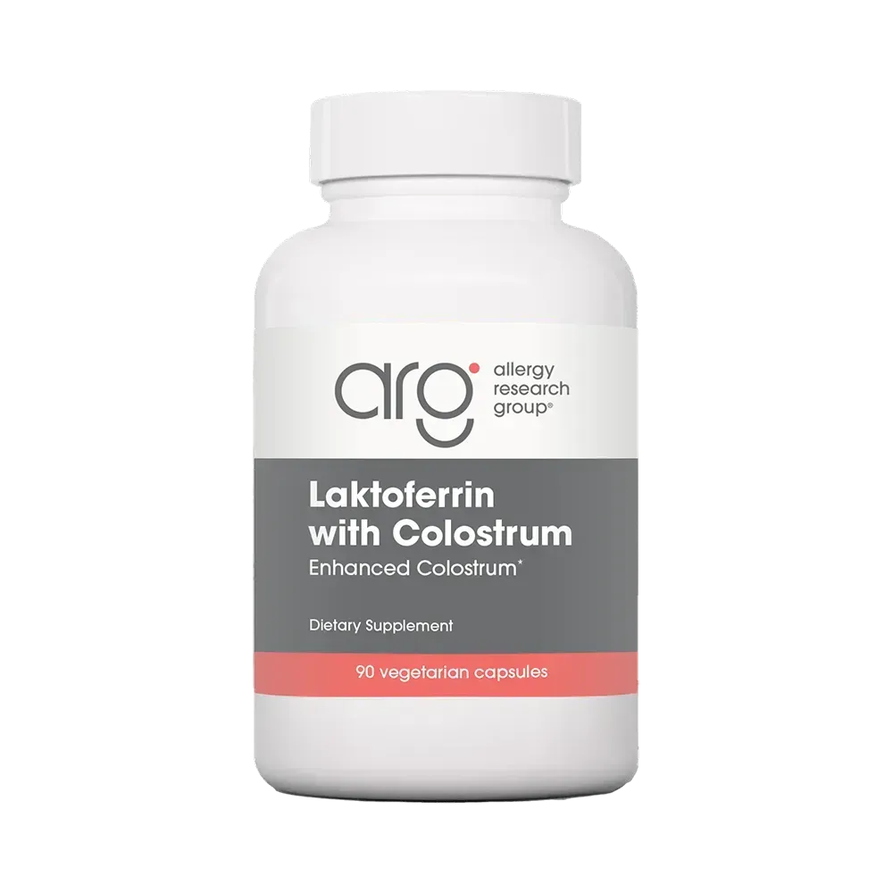 Laktoferrin with Colostrum - 90 capsules Allergy Research Group Default Title