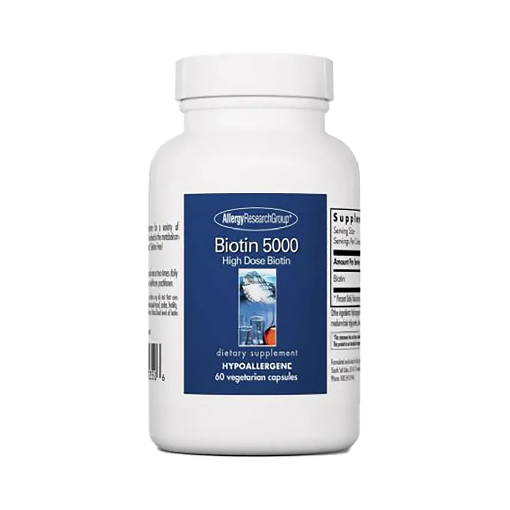 Biotin 5000 Supplement Allergy Research Group