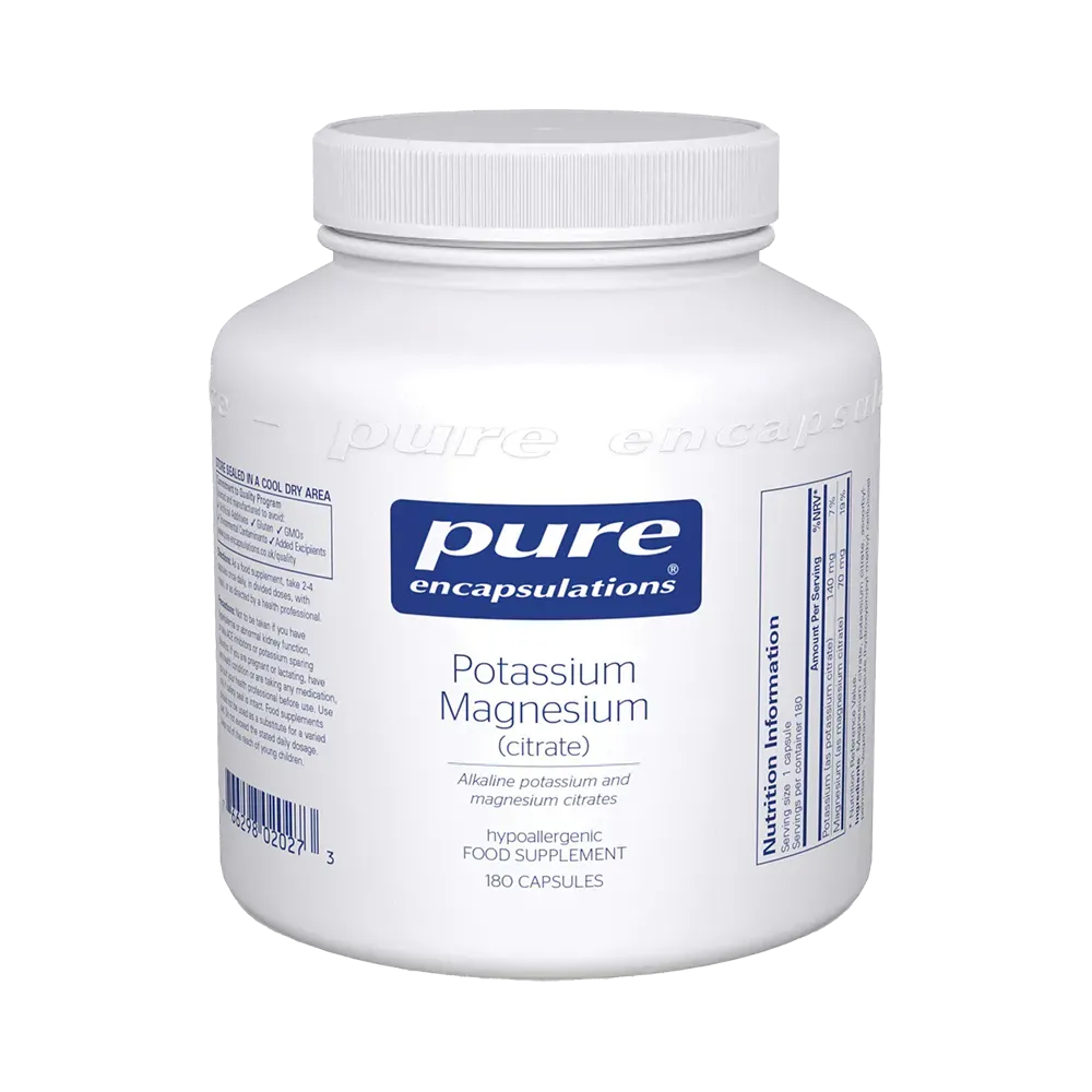 Potassium Magnesium (citrate) - 180 capsules Pure Encapsulations