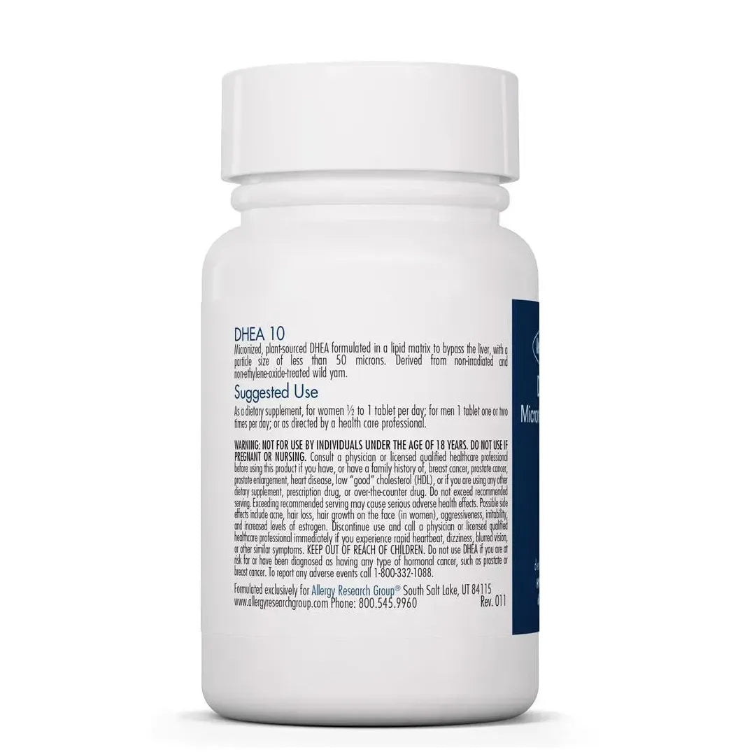 DHEA 10 mg Supplement Allergy Research Group