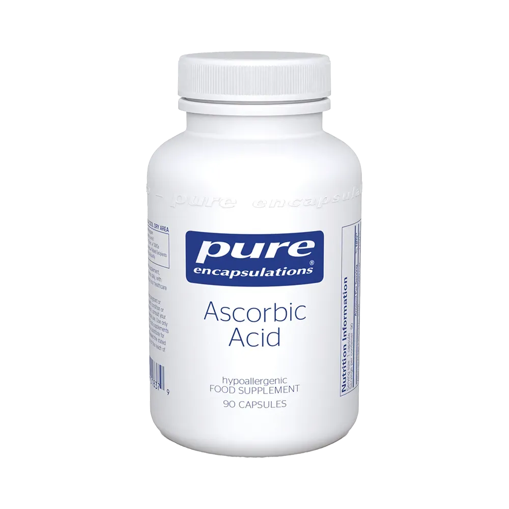 Ascorbic Acid - 90 capsules Pure Encapsulations