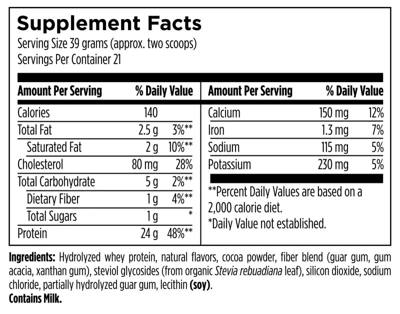 Designs for Sport Hydrolyzed ISO-Whey Protein Chocolate - 819 g powder Designs For Health
