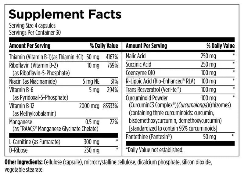 Designs for Sport Mito NRG™ - 120 capsules Designs For Health