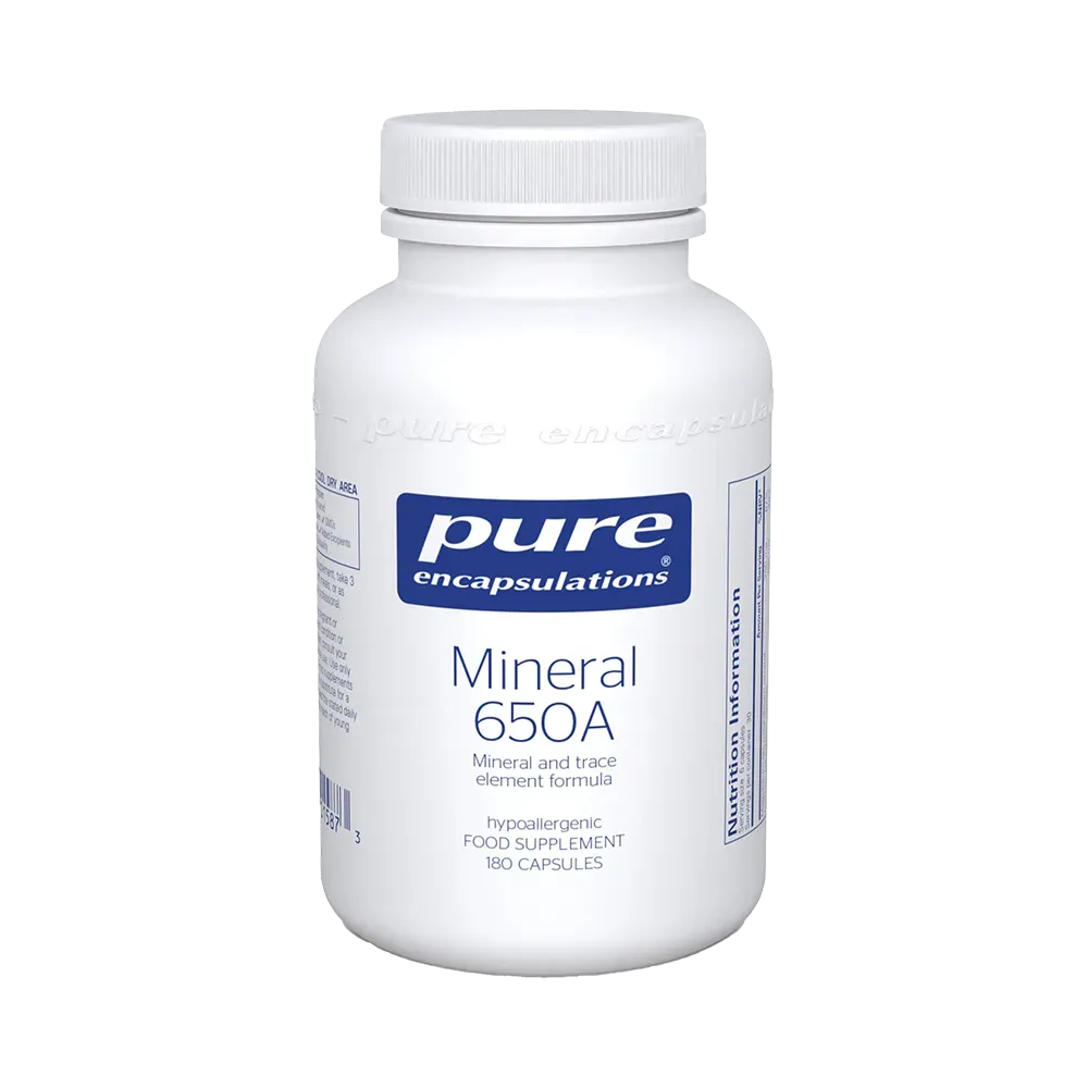 Mineral 650A - 180 capsules Pure Encapsulations
