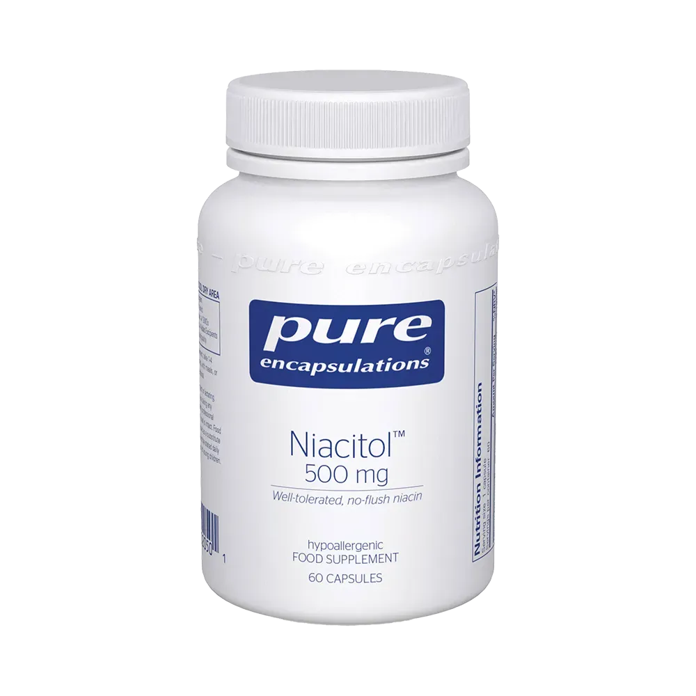 Niacitol 500 MG - 60 capsules Pure Encapsulations