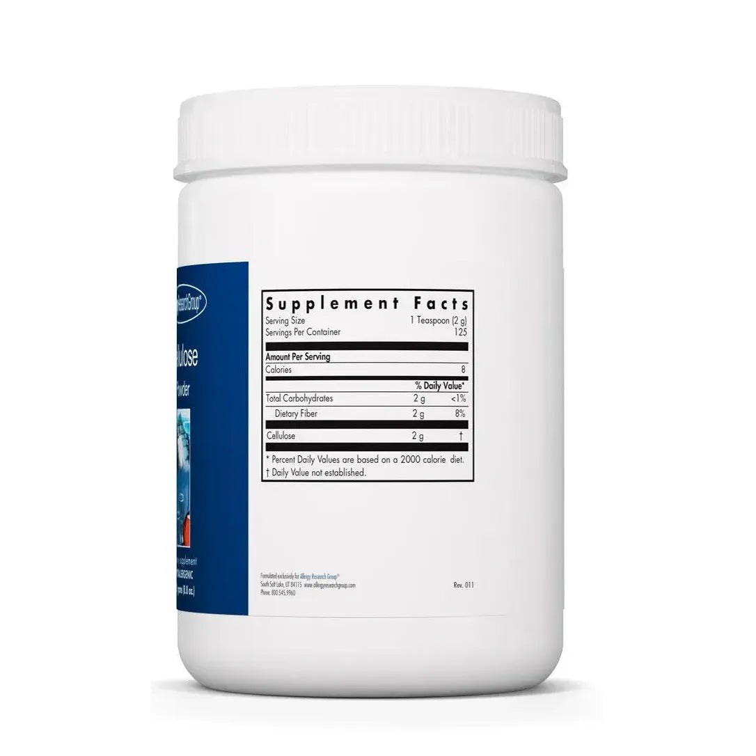 Cellulose Powder Supplement Allergy Research Group