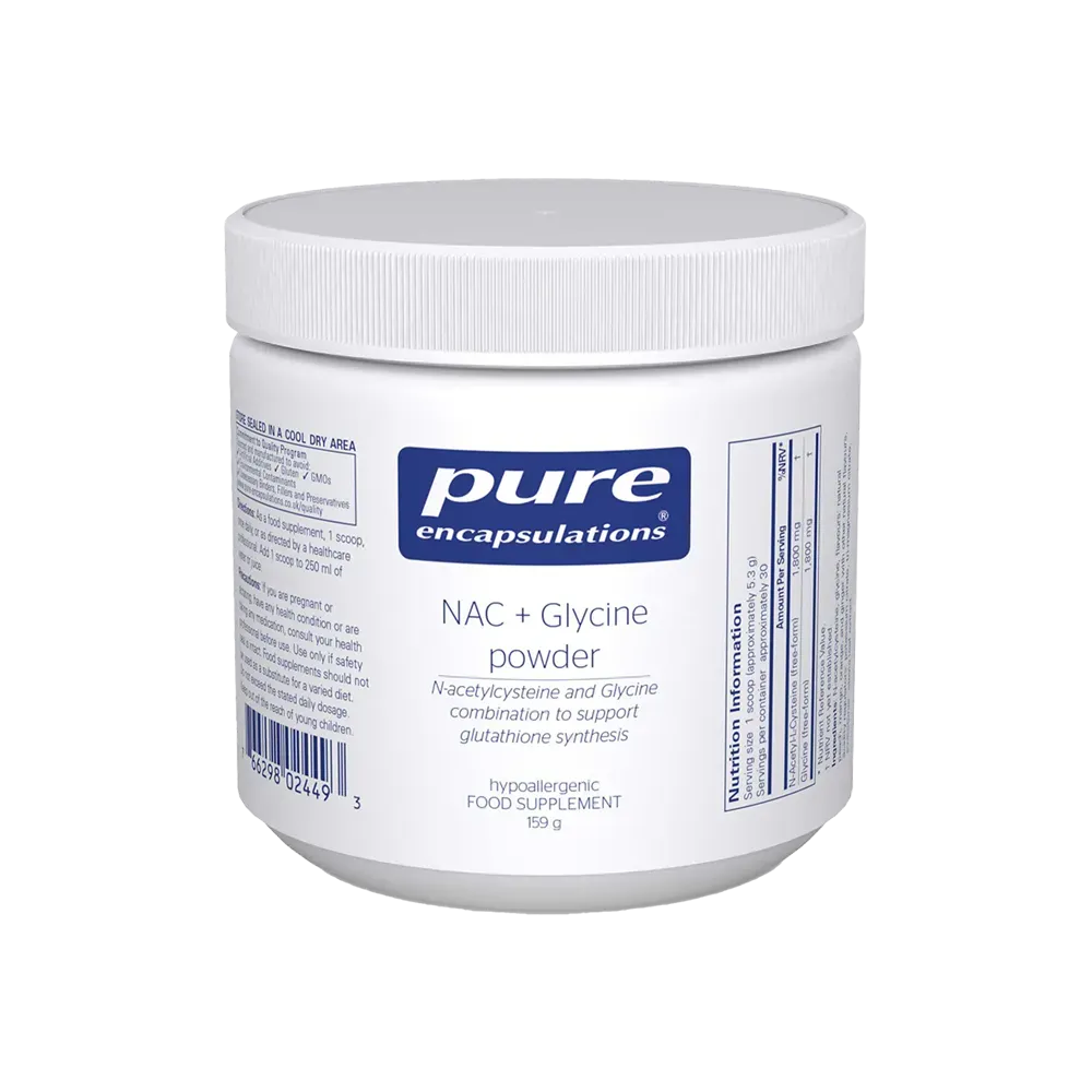 NAC + Glycine Powder - 159 g powder Pure Encapsulations