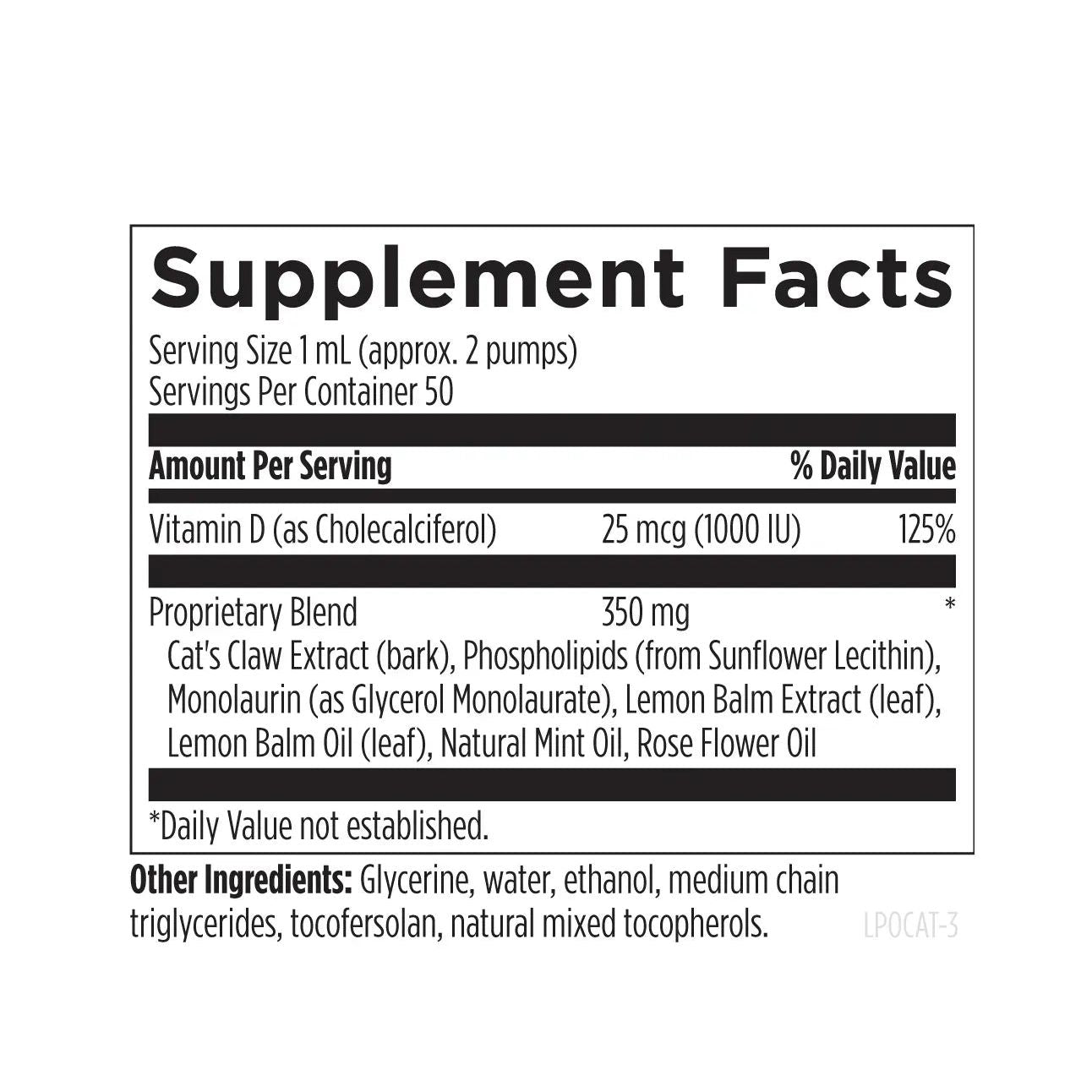 Liposomal Cat's Claw Synergy Designs For Health