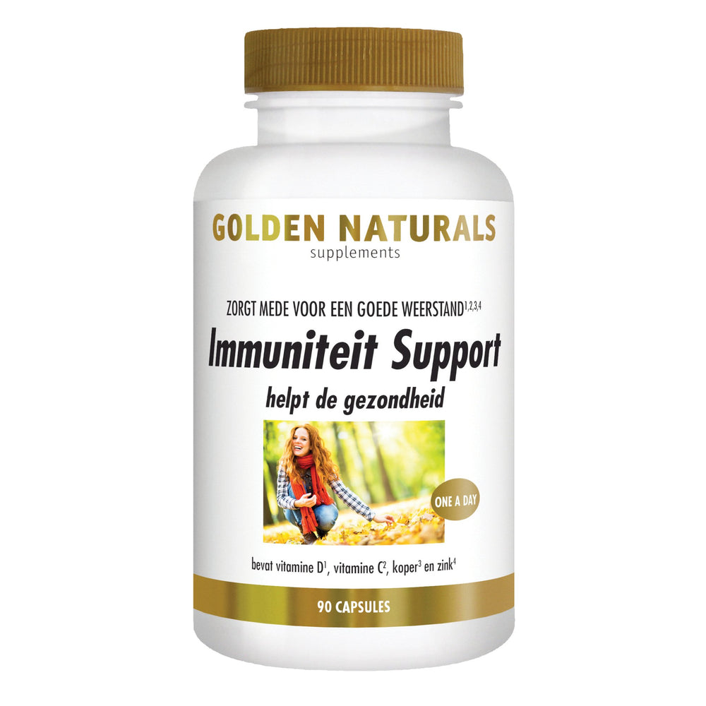 Immuniteit Support - 90 - vegetarische capsules Supplement Golden Naturals   