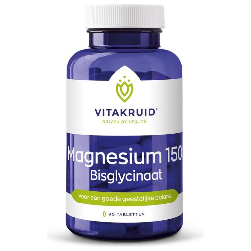 Vitakruid Magnesium 150 bisglycinaat Supplement Vitakruid   