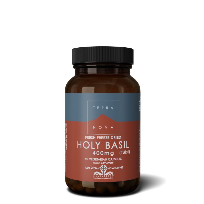 Holy Basil 400mg | 50 capsules Supplement Terranovabenelux   