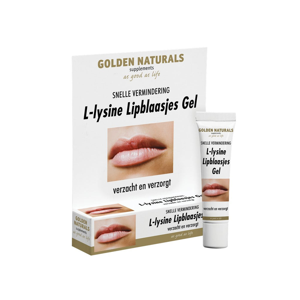 L-lysine Lipblaasjes Gel - 15 - milliliter Supplement Golden Naturals   