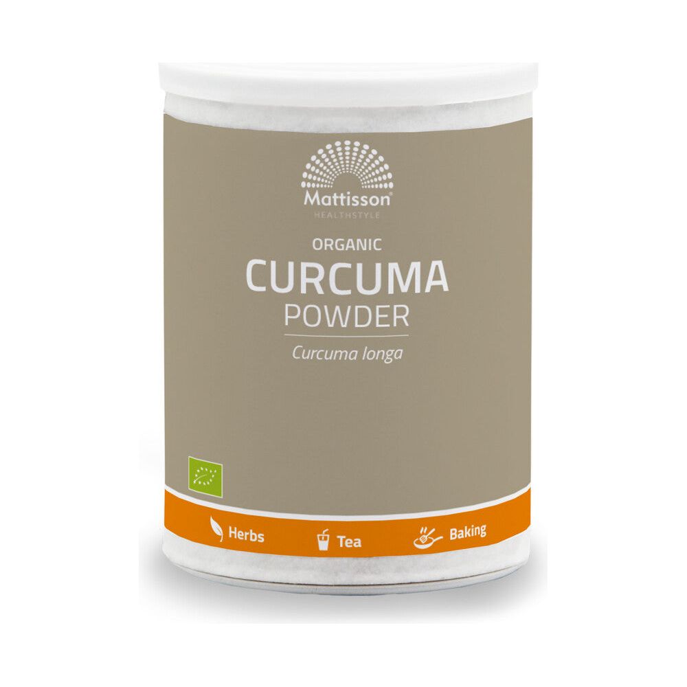 Biologische Geelwortel (Curcuma Longa) poeder - Kurkuma - 125 g Supplement Mattisson   